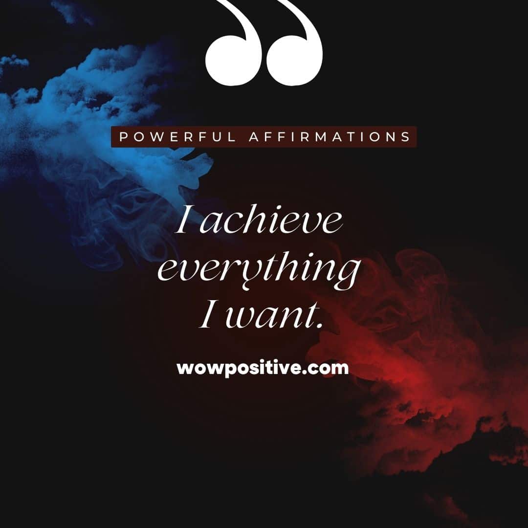 Powerful affirmations