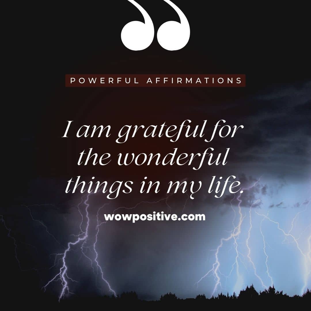 Powerful affirmations