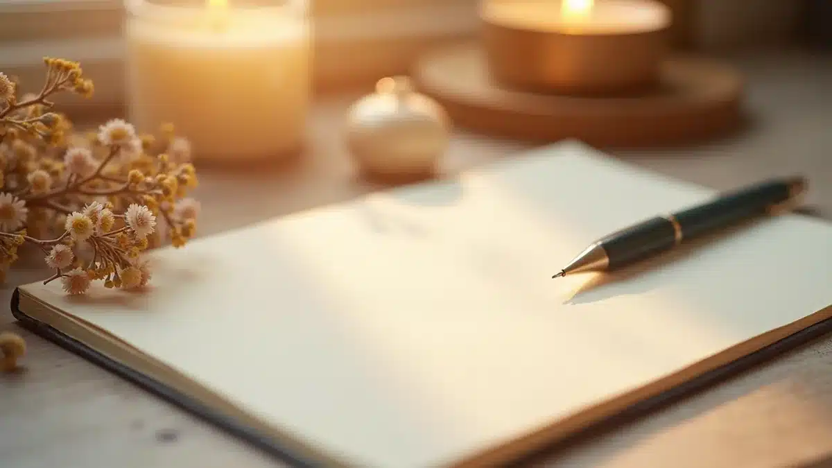 Gratitude journaling prompts for abundance in a mindful writing ritual