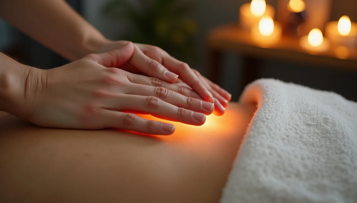 Reiki hand positions healing session gentle energy work